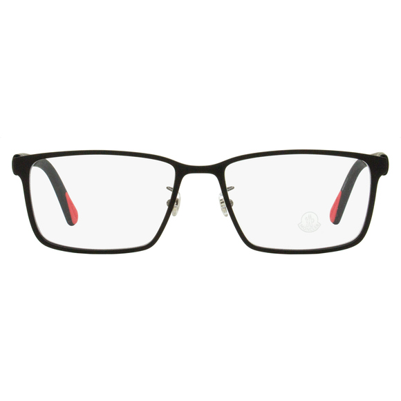 Moncler Rectangular Eyeglasses ML5163H 002 Matte Black 55mm - Picture 2 of 3